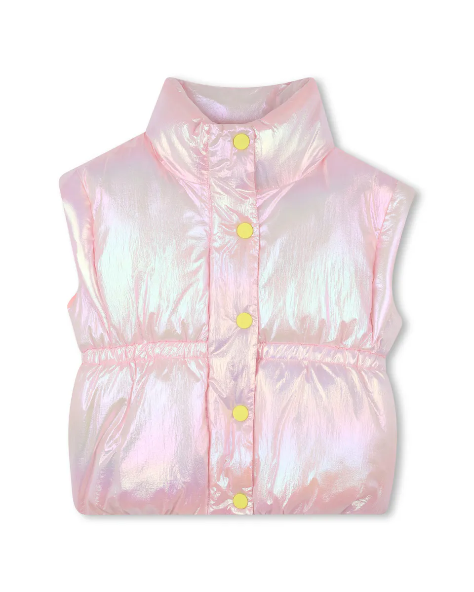 Детский утепленный жилет с высоким воротником и эффектом радужного перелива Billieblush, оранжевый
Детский утепленный жилет с высоким воротником и эффектом радужного перелива Billieblush, оранжевый