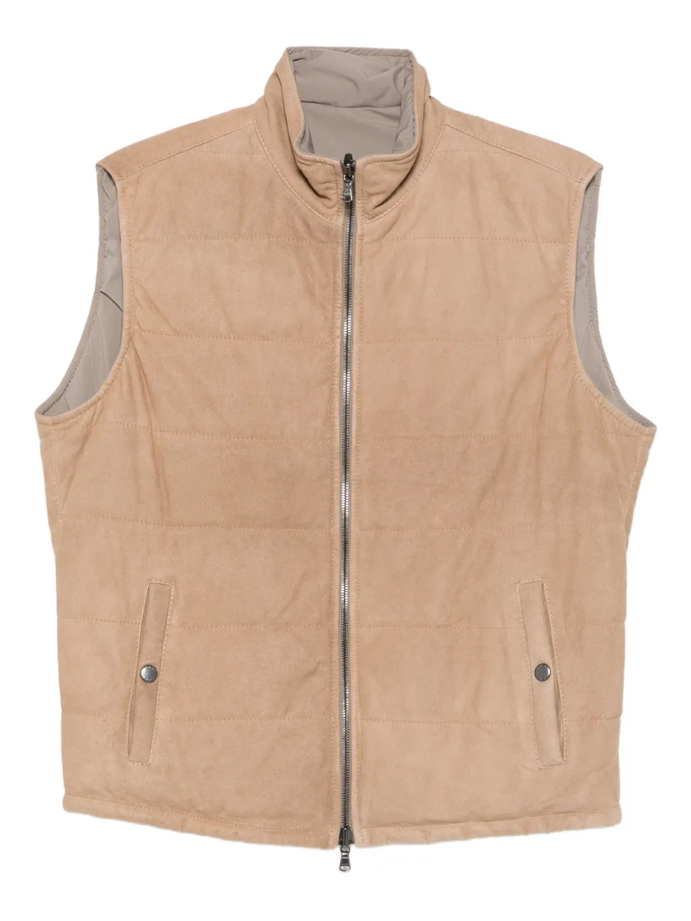 Стеганый замшевый жилет Barba, нейтральный
Стеганый замшевый жилет Barba, нейтральный