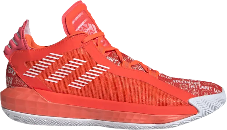 Кроссовки Adidas Dame 6 'Solar Red', красный
Кроссовки Adidas Dame 6 'Solar Red', красный