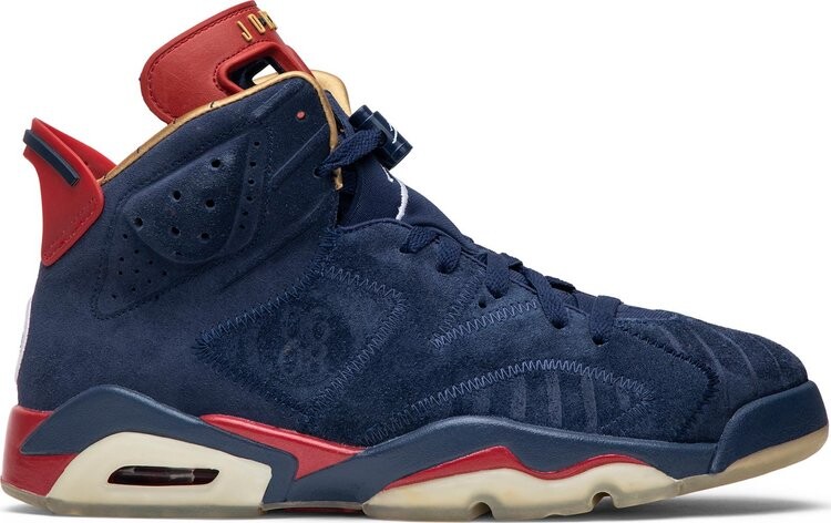Кроссовки Air Jordan 6 DB Doernbecher, синий 
Кроссовки Air Jordan 6 DB Doernbecher, синий