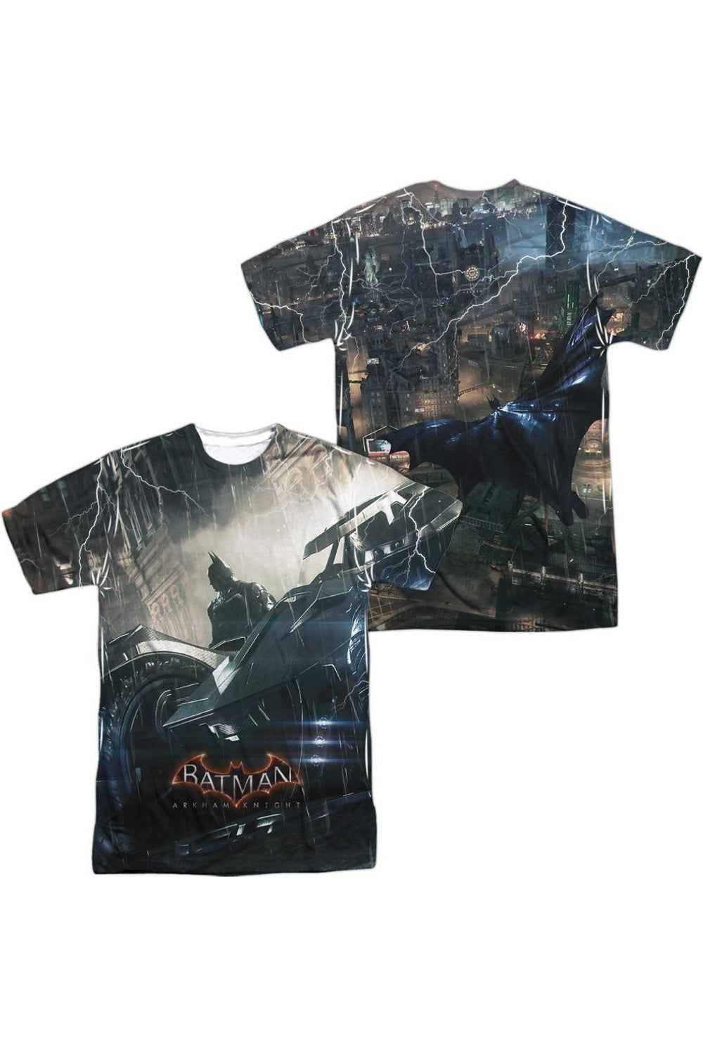 Футболка / футболка с коротким рукавом для взрослых из полиэстера Batman Arkham Knight Into The Night (принт спереди/сзади) Gildan, белый
Футболка / футболка с коротким рукавом для взрослых из полиэстера Batman Arkham Knight Into The Night (принт спереди/сзади) Gildan, белый