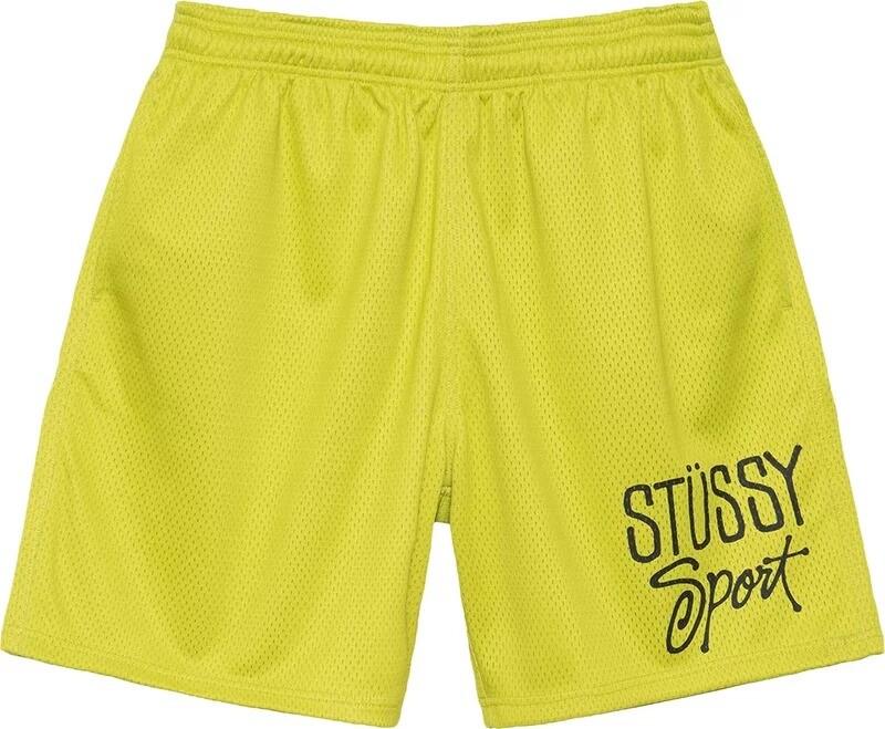 Шорты Stussy Mesh Sport, зеленый 
Шорты Stussy Mesh Sport, зеленый