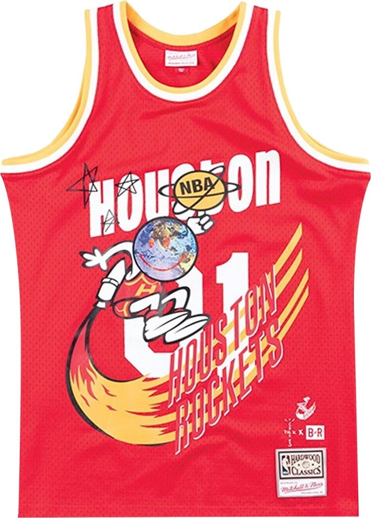 Футболка Cactus Jack by Travis Scott x BR x Mitchell & Ness Rockets Jersey 'Red', красный
Футболка Cactus Jack by Travis Scott x BR x Mitchell & Ness Rockets Jersey 'Red', красный