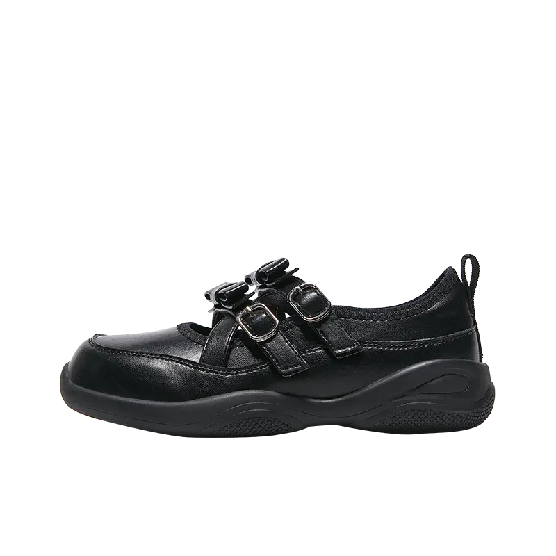 Детские кожаные туфли с нескользящей подошвой для детей YeeHoO, черный
Детские кожаные туфли с нескользящей подошвой для детей YeeHoO, черный