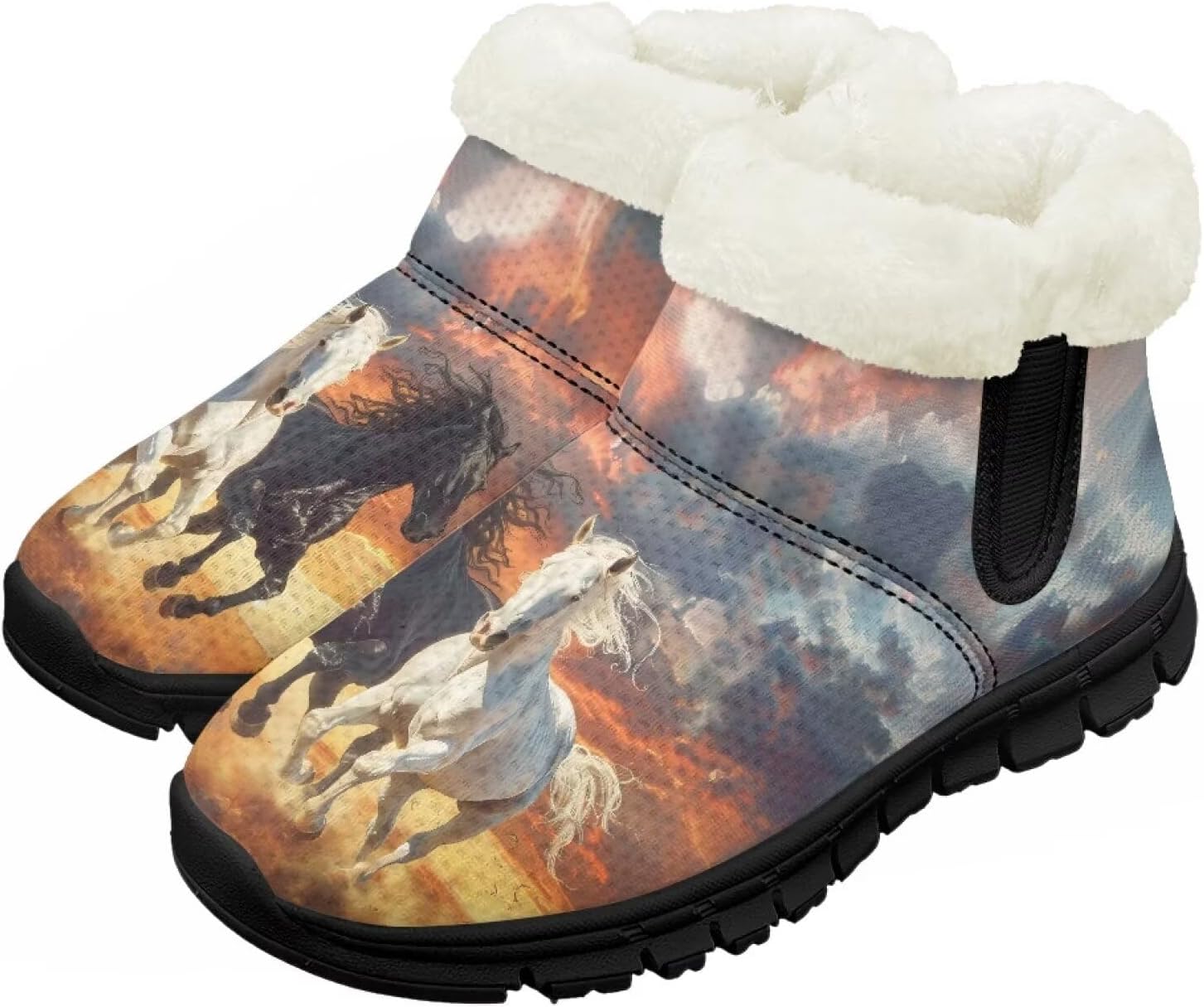 Зимние ботинки Chririnla для малышей, мальчиков и девочек, теплые низкие ботинки с искусственным мехом для холодной погоды на улице, белый/черный
Зимние ботинки Chririnla для малышей, мальчиков и девочек, теплые низкие ботинки с искусственным мехом для холодной погоды на улице, белый/черный