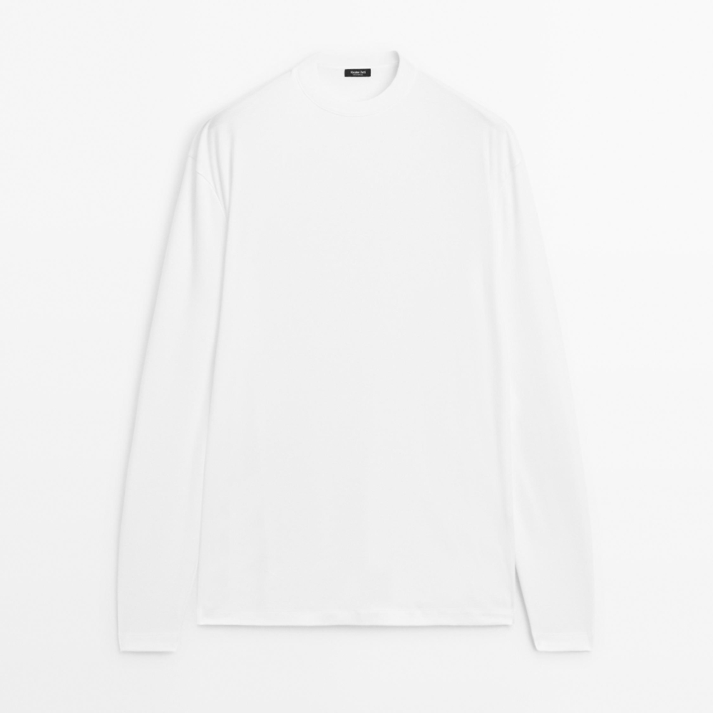 Футболка Massimo Dutti Long Sleeve Medium Weight Cotton, белый
Футболка Massimo Dutti Long Sleeve Medium Weight Cotton, белый