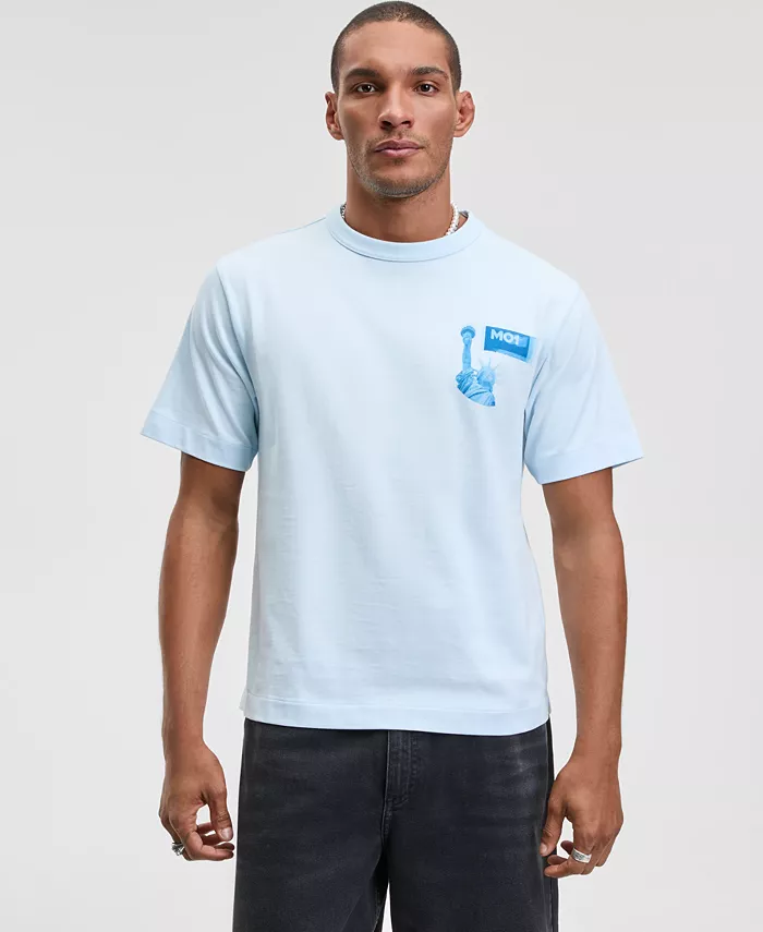 Мужская футболка Cityscape с принтом, свободный крой, короткий рукав Mode Of One, синий
Мужская футболка Cityscape с принтом, свободный крой, короткий рукав Mode Of One, синий