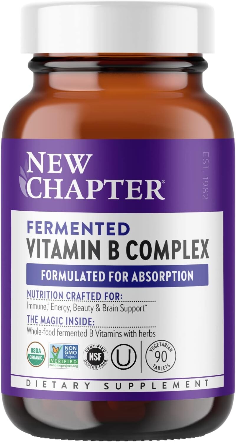 Витамины группы B New Chapter Fermented Vitamin B Complex, 90 таблеток
Витамины группы B New Chapter Fermented Vitamin B Complex, 90 таблеток
