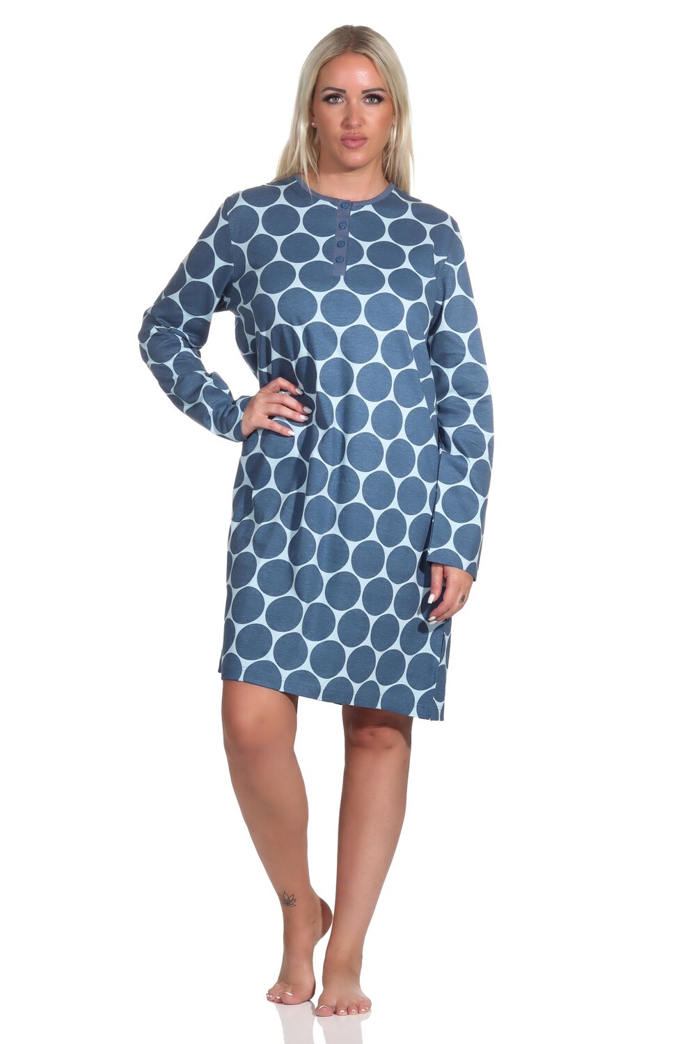 Ночная рубашка NORMANN, морской 
Ночная рубашка NORMANN, морской