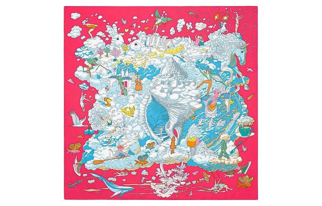 Шелковый платок женский красный HERMES
Шелковый платок женский красный HERMES