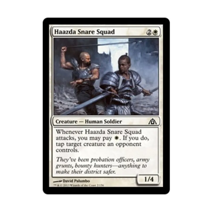 CCG Haazda Snare Squad (C) (Рольга), MTG - Dragon's Maze
CCG Haazda Snare Squad (C) (Рольга), MTG - Dragon's Maze