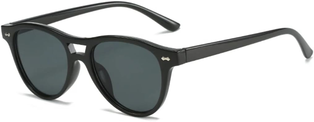 Женские солнцезащитные очки с двойной перемычкой, овальной формы, винтажный панк, с заклепками, мужские очки с градиентным зеркальным покрытием, «кошачий глаз», защита от УФ-излучения UV400 UUPTTPL, Black Grey
Женские солнцезащитные очки с двойной перемычкой, овальной формы, винтажный панк, с заклепками, мужские очки с градиентным зеркальным покрытием, «кошачий глаз», защита от УФ-излучения UV400 UUPTTPL, Black Grey