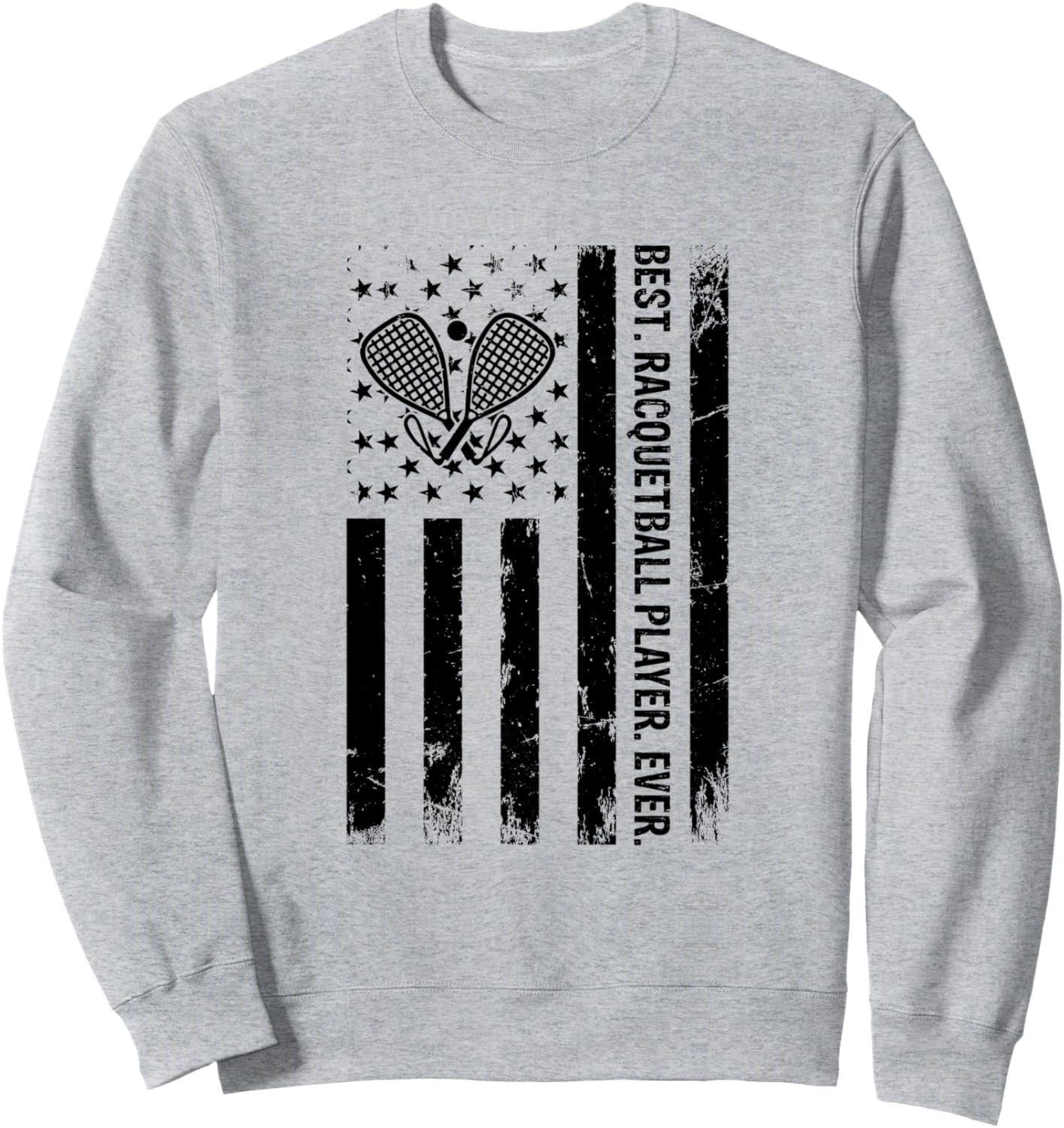 Лучший игрок в ракетбол всех времен - Толстовка с изображением флага США и символикой ракетбола Racquetball Game Racquetball Player, серый
Лучший игрок в ракетбол всех времен - Толстовка с изображением флага США и символикой ракетбола Racquetball Game Racquetball Player, серый