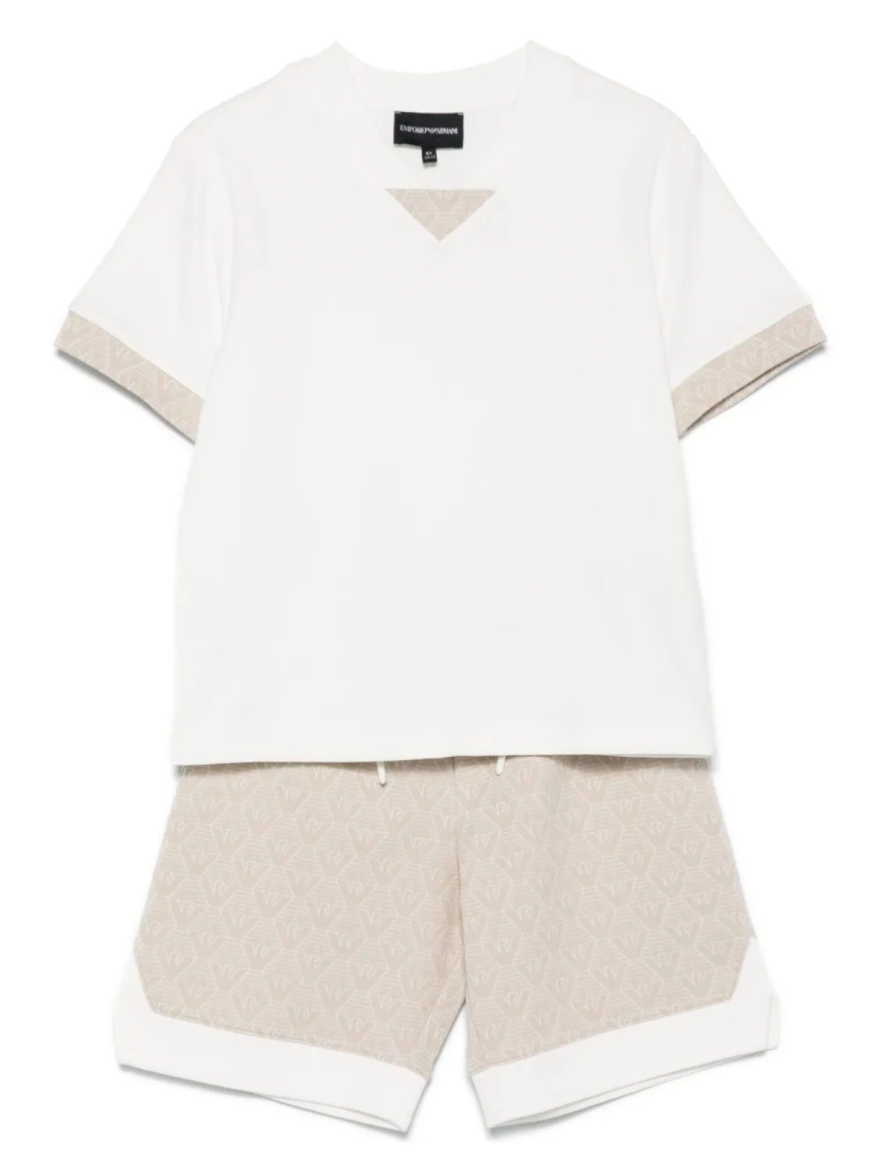 Комплект из шорт с жаккардовым принтом и логотипом Emporio Armani Kids, белый
Комплект из шорт с жаккардовым принтом и логотипом Emporio Armani Kids, белый