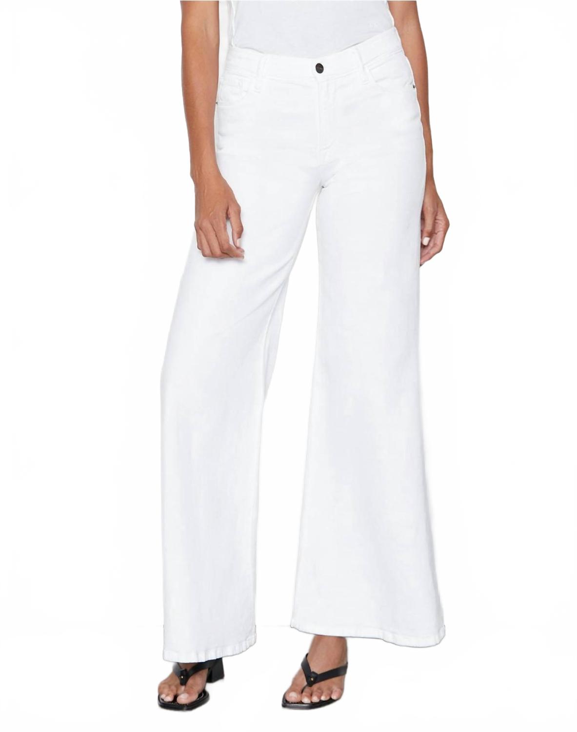 Le Slim Palazzo Широкие джинсы в белом цвете FRAME
Le Slim Palazzo Широкие джинсы в белом цвете FRAME