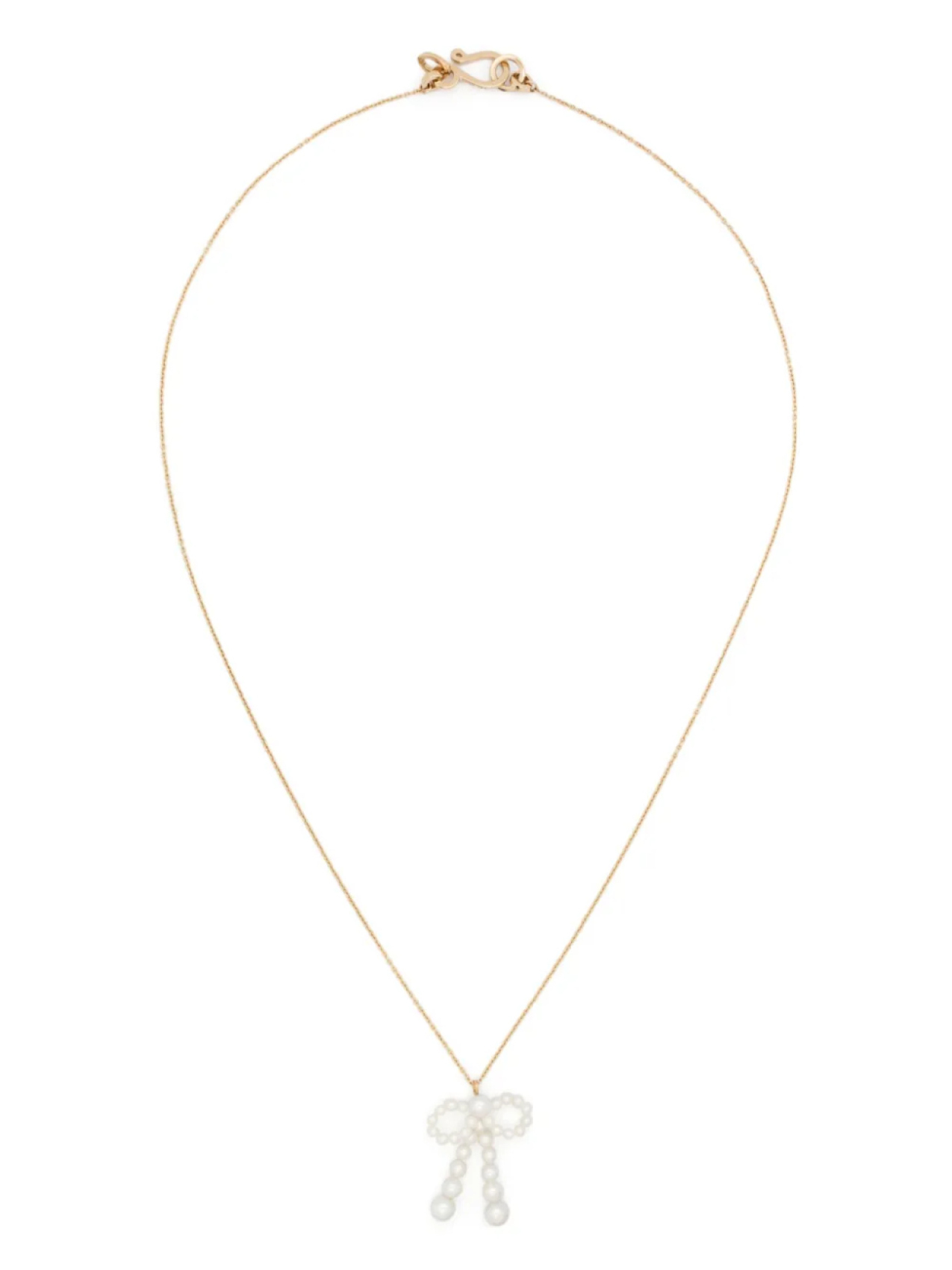 Sophie Bille Brahe колье Bow Simple из желтого золота, золотой
Sophie Bille Brahe колье Bow Simple из желтого золота, золотой