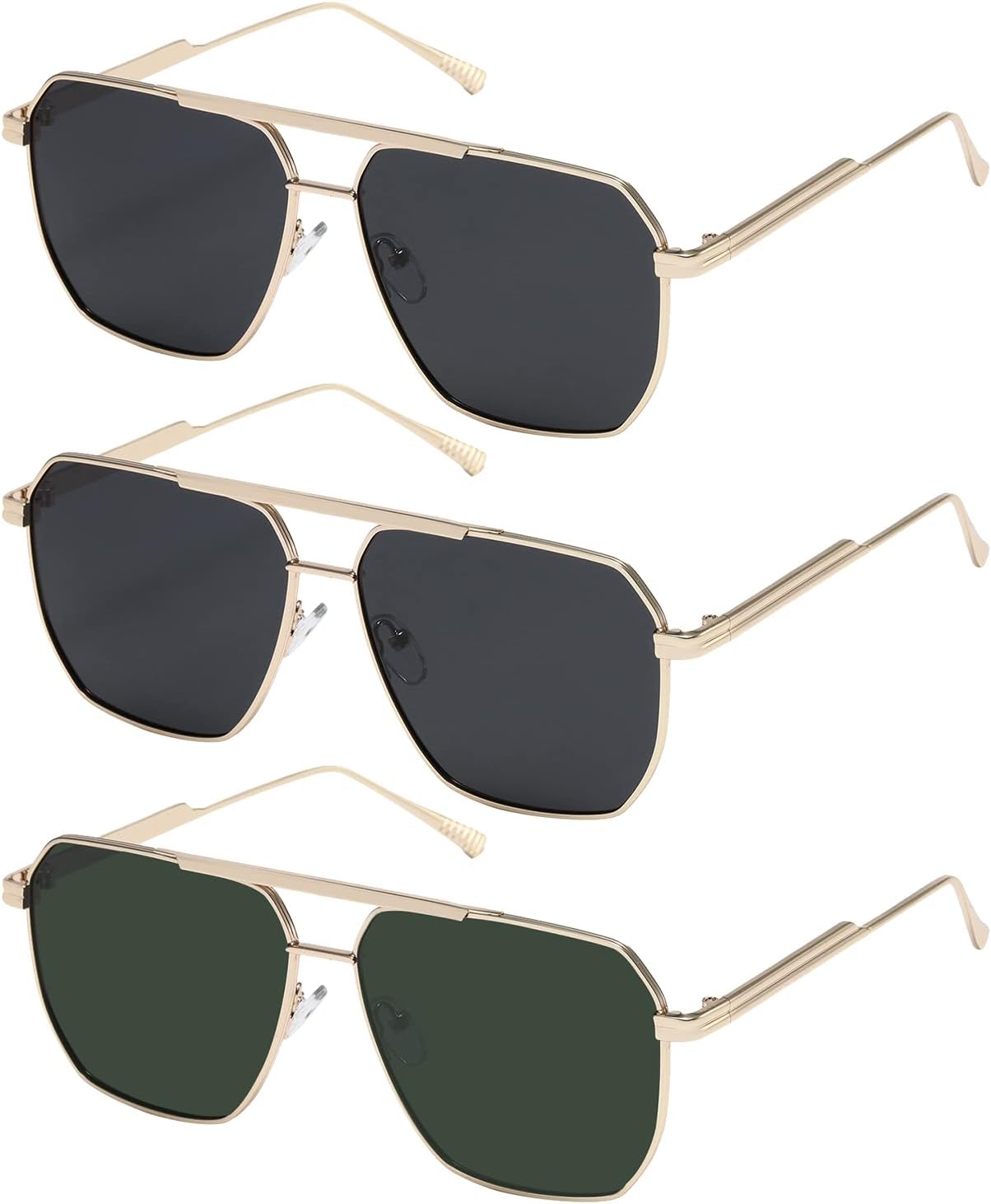 Солнцезащитные очки MASDUN Retro Oversized Square Polarized для женщин и мужчин, винтажные, с защитой от УФ-излучения UV400, классические металлические, Gold / Black Grey+gold / Black Grey+gold / Dark Green
Солнцезащитные очки MASDUN Retro Oversized Square Polarized для женщин и мужчин, винтажные, с защитой от УФ-излучения UV400, классические металлические, Gold / Black Grey+gold / Black Grey+gold / Dark Green