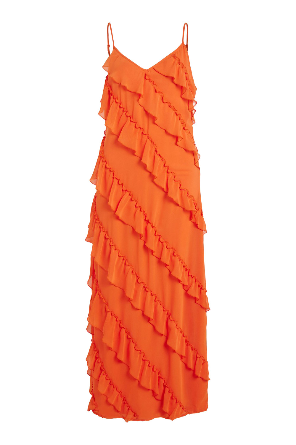 Платье VILA с рюшами, оранжевый
Платье VILA с рюшами, оранжевый