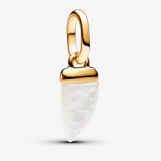 Шарм-подвеска Pandora ME Shark Tooth Mini, золото/белый
Шарм-подвеска Pandora ME Shark Tooth Mini, золото/белый