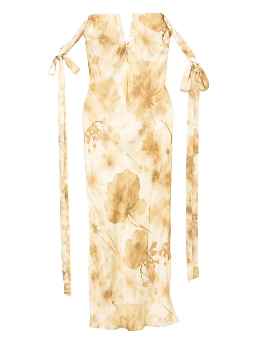 Платье с глубоким вырезом и цветочным принтом Alejandra Alonso Rojas, желтый
Платье с глубоким вырезом и цветочным принтом Alejandra Alonso Rojas, желтый