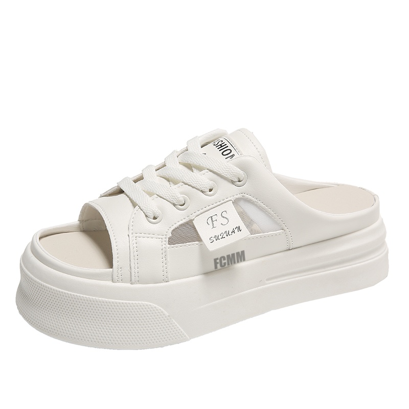 Дышащие детские шлепанцы для улицы для подростков FCMM, белый
Дышащие детские шлепанцы для улицы для подростков FCMM, белый