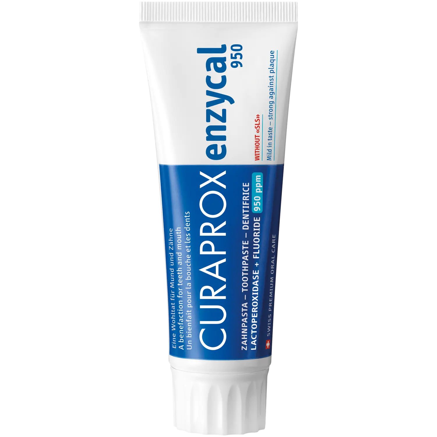 Curaprox ENZYCAL 950 PPM зубная паста, 75 мл
Curaprox ENZYCAL 950 PPM зубная паста, 75 мл