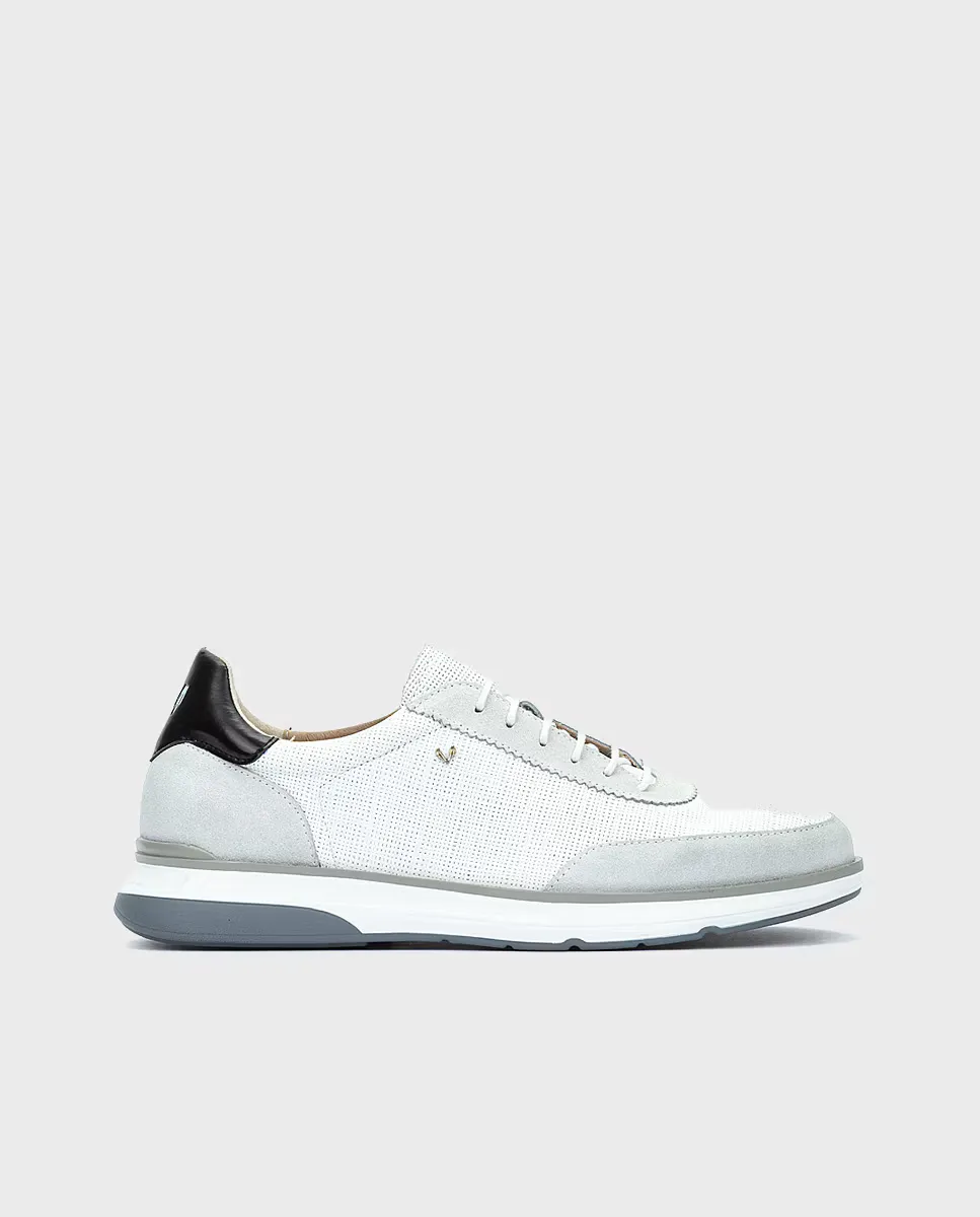 Мужские кожаные кроссовки со съемной стелькой белого цвета Martinelli, белый
Мужские кожаные кроссовки со съемной стелькой белого цвета Martinelli, белый