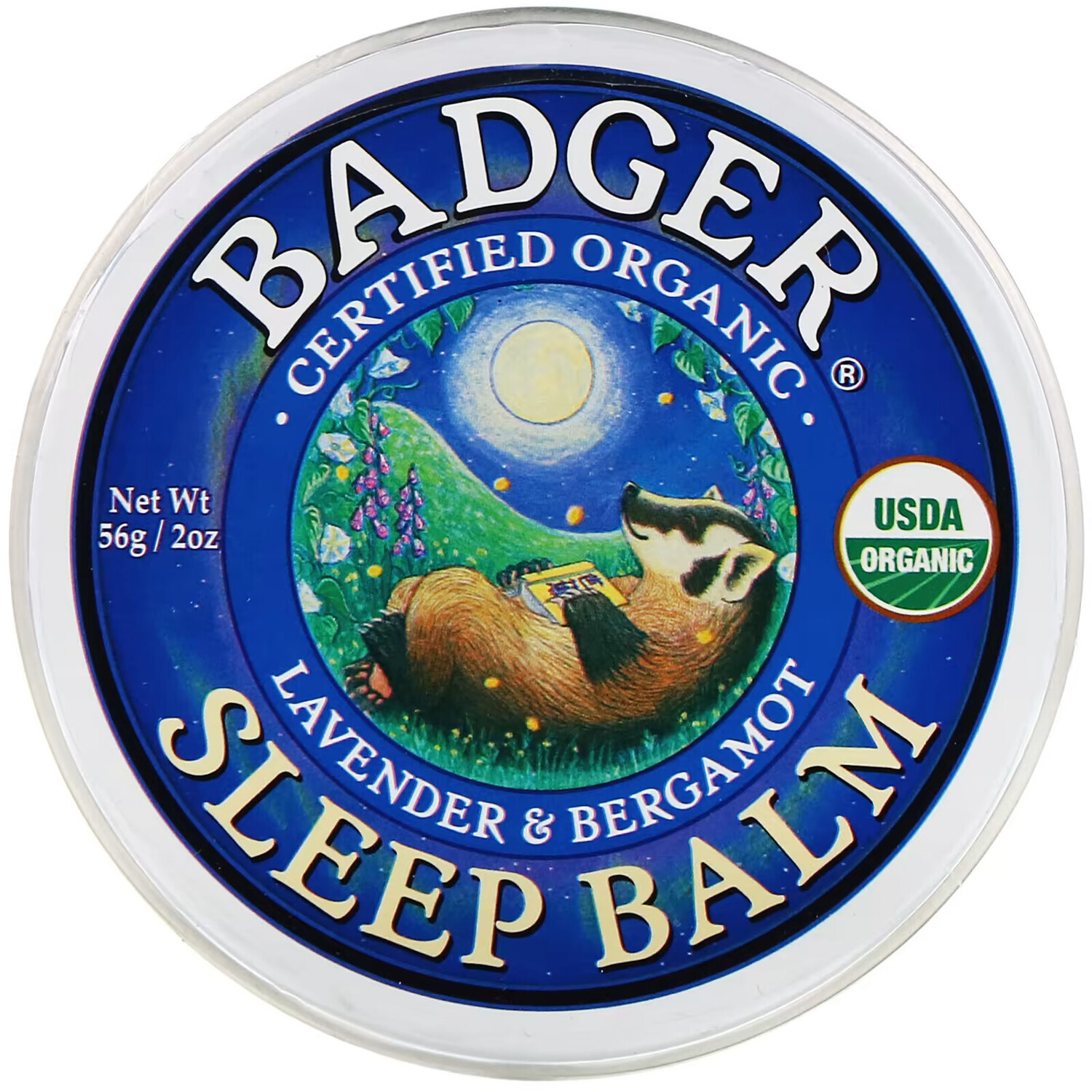 Badger Company, органический бальзам для сна, лаванда и бергамот, 56 г (2 унции)
Badger Company, органический бальзам для сна, лаванда и бергамот, 56 г (2 унции)