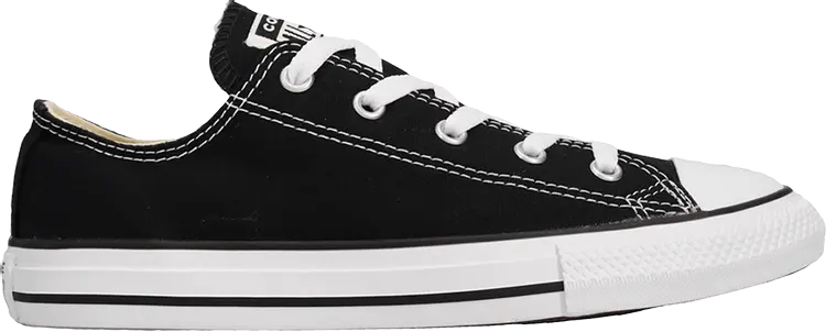 Кроссовки Converse Chuck Taylor All Star Ox GS Black White, черный 
Кроссовки Converse Chuck Taylor All Star Ox GS Black White, черный
