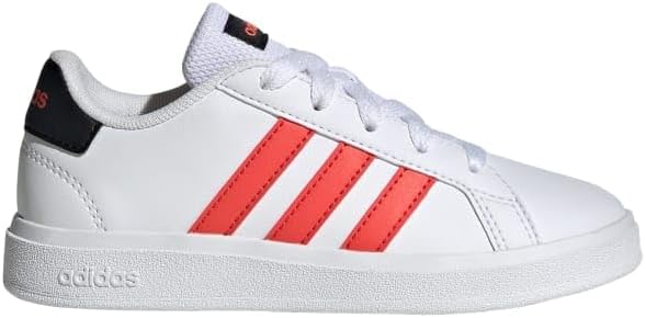 Кроссовки adidas Kids' Grand Court 2.0, белый/черный/красный/ярко-красный
Кроссовки adidas Kids' Grand Court 2.0, белый/черный/красный/ярко-красный