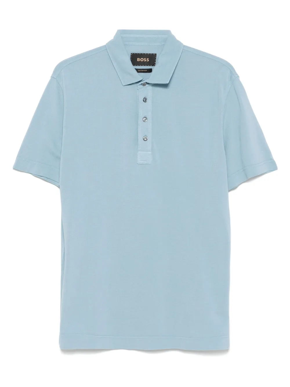 Рубашка поло из ткани пике BOSS, синий 
Рубашка поло из ткани пике BOSS, синий