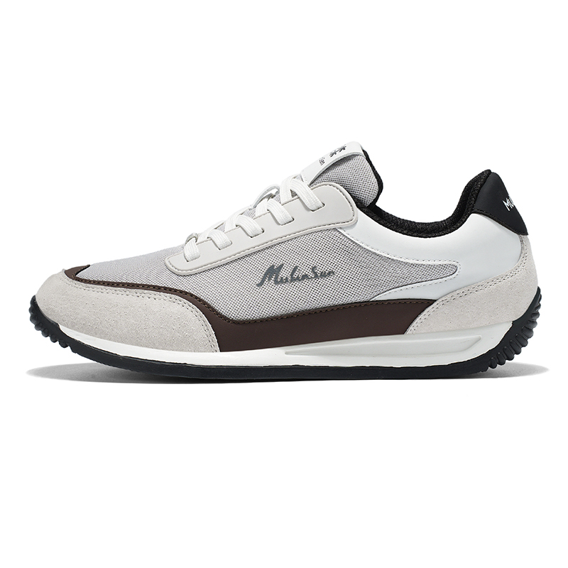 Mulinsen Дышащие низкие повседневные кроссовки мужские серые, цвет Gray
Mulinsen Дышащие низкие повседневные кроссовки мужские серые, цвет Gray