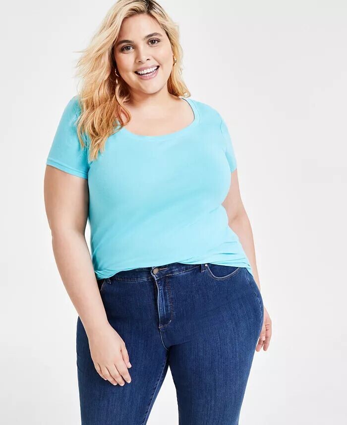 Модная футболка больших размеров с круглым вырезом Aveto, синий
Модная футболка больших размеров с круглым вырезом Aveto, синий