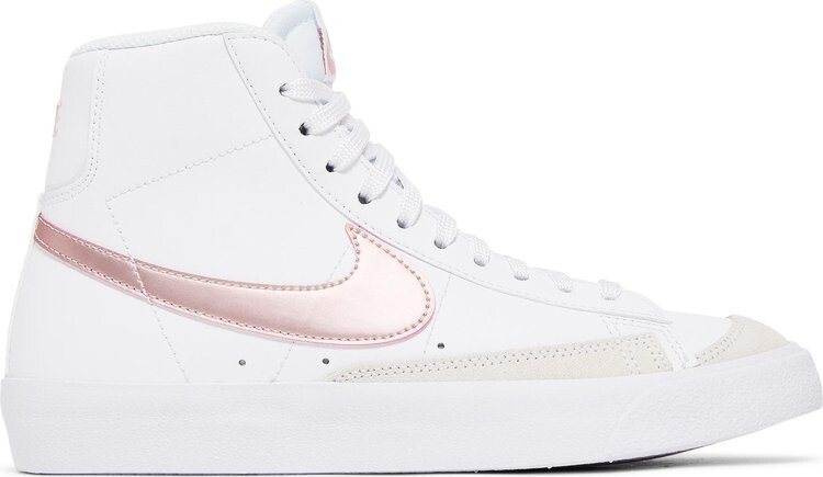 Кроссовки Nike Blazer Mid '77 GS 'White Pink Glaze', белый
Кроссовки Nike Blazer Mid '77 GS 'White Pink Glaze', белый