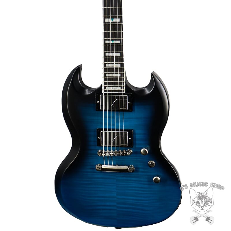 Epiphone SG Prophecy в цвете Blue Tiger Aged Gloss SG Prophecy in Blue Tiger Aged Gloss
Epiphone SG Prophecy в цвете Blue Tiger Aged Gloss SG Prophecy in Blue Tiger Aged Gloss