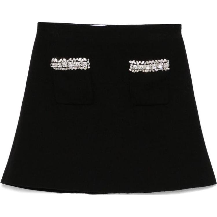 Мини-юбка с вязаными деталями Self-portrait, черный
Мини-юбка с вязаными деталями Self-portrait, черный