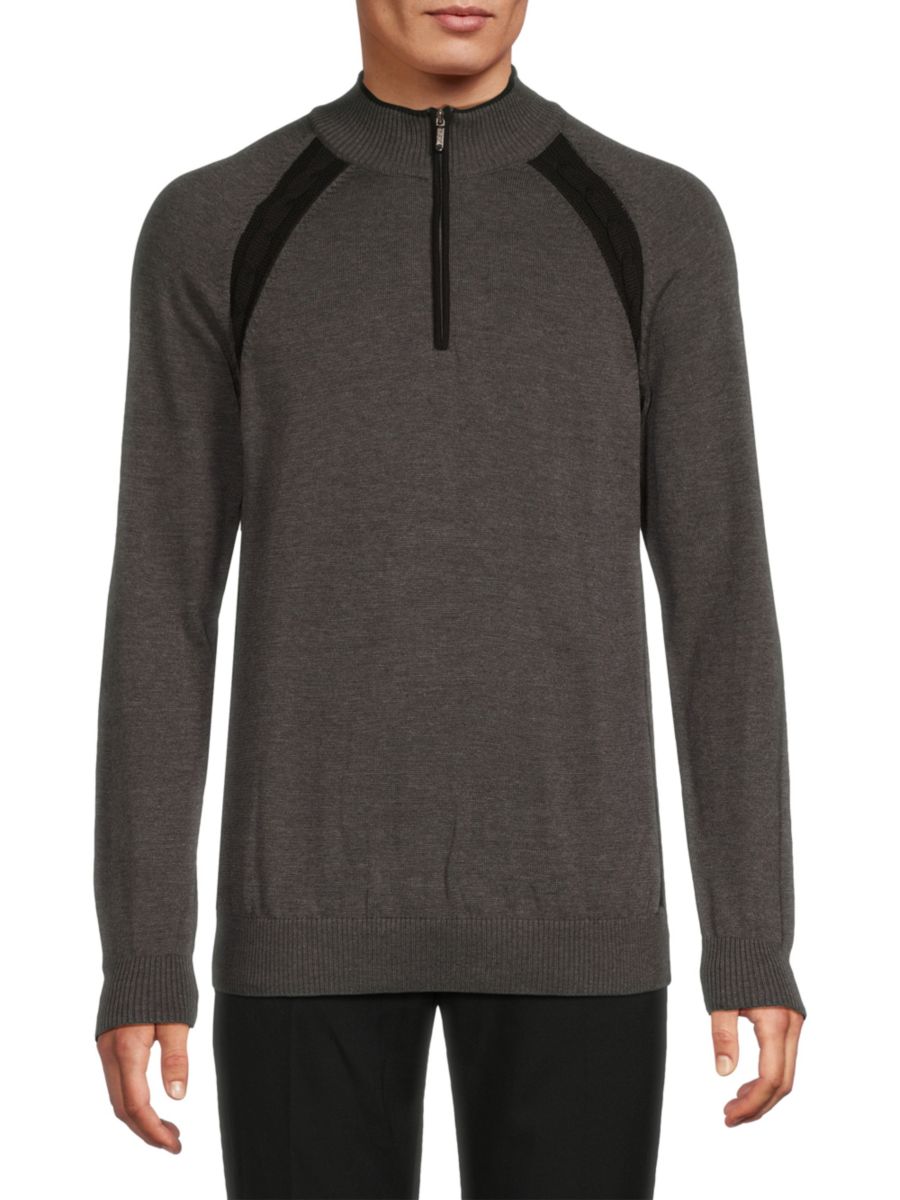 Пуловер с рукавами реглан и контрастной отделкой Luchiano Visconti, угольный
Пуловер с рукавами реглан и контрастной отделкой Luchiano Visconti, угольный