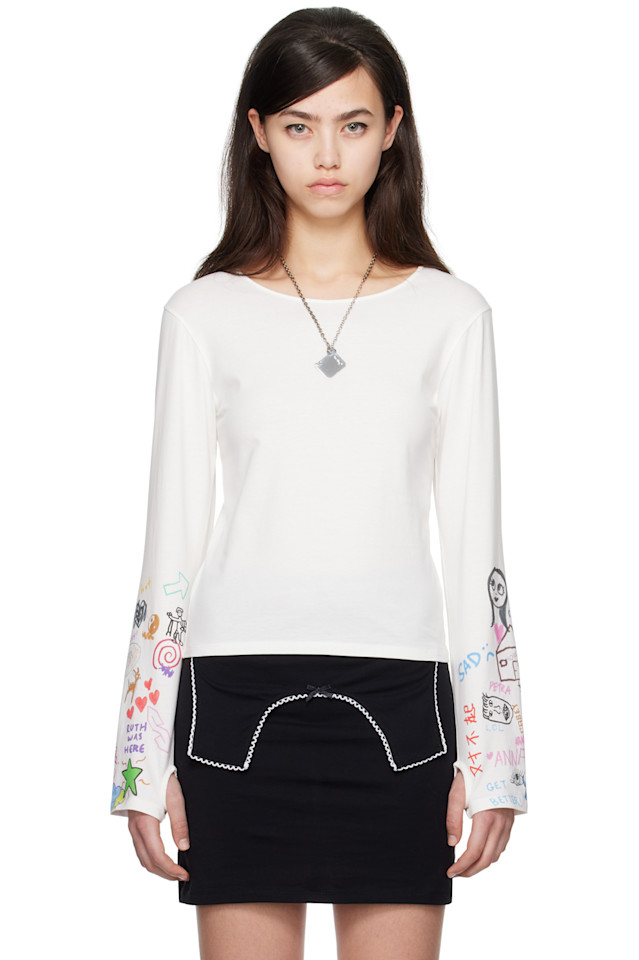 эксклюзивная белая футболка с длинным рукавом jennyfax edition от Ssense I'M Sorry By Petra Collins, белый
эксклюзивная белая футболка с длинным рукавом jennyfax edition от Ssense I'M Sorry By Petra Collins, белый