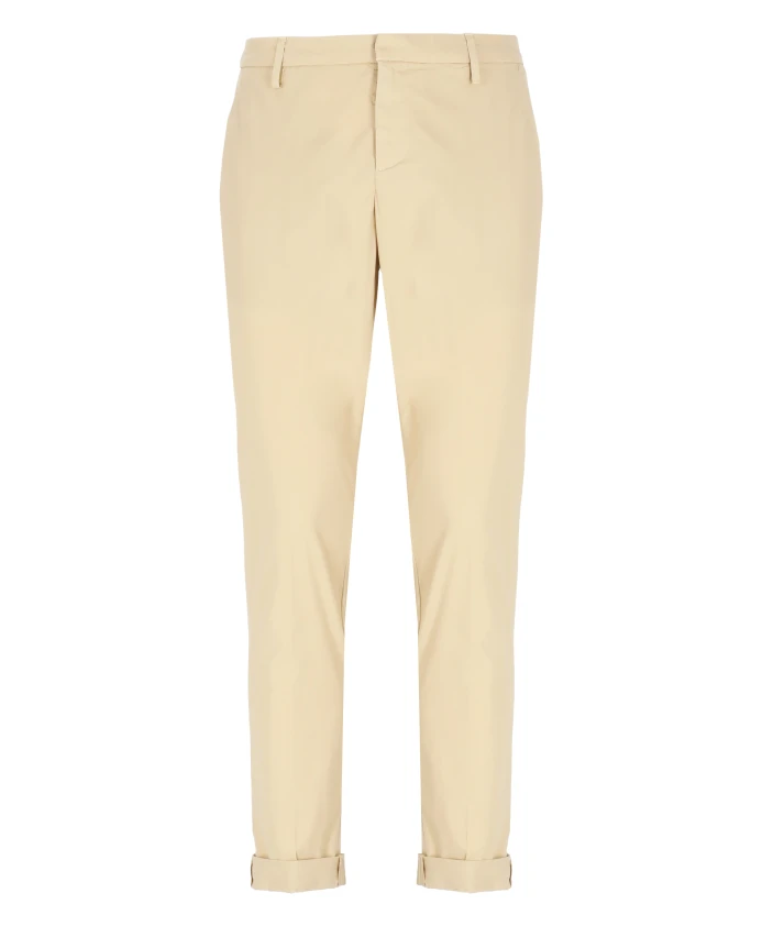 Бежевые хлопковые брюки с карманами Dondup, бежевый
Бежевые хлопковые брюки с карманами Dondup, бежевый