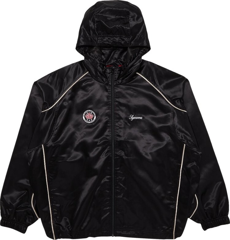 Спортивная куртка Supreme Satin Hooded 'Black', черный
Спортивная куртка Supreme Satin Hooded 'Black', черный