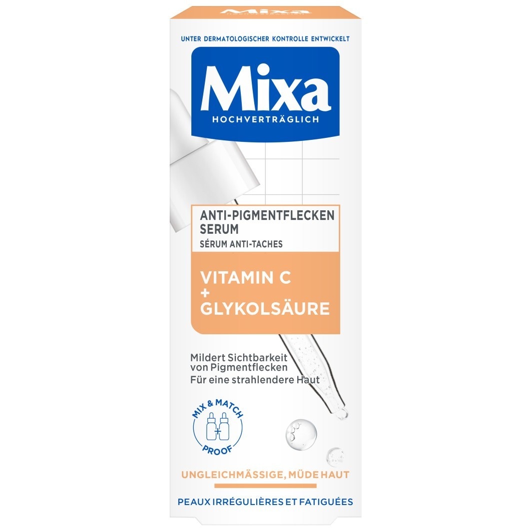 Сыворотка для лица vitamin c + glykolsäure Mixa, объем 30 мл
Сыворотка для лица vitamin c + glykolsäure Mixa, объем 30 мл