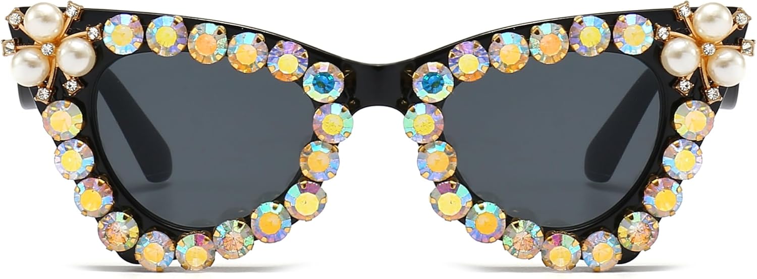 Солнцезащитные очки LJCZKA «Кошачий глаз» с блестящими кристаллами, квадратной оправой, стразами и жемчугом, для вечеринок, с бриллиантовым блеском, в стиле панк, Blackgrey
Солнцезащитные очки LJCZKA «Кошачий глаз» с блестящими кристаллами, квадратной оправой, стразами и жемчугом, для вечеринок, с бриллиантовым блеском, в стиле панк, Blackgrey