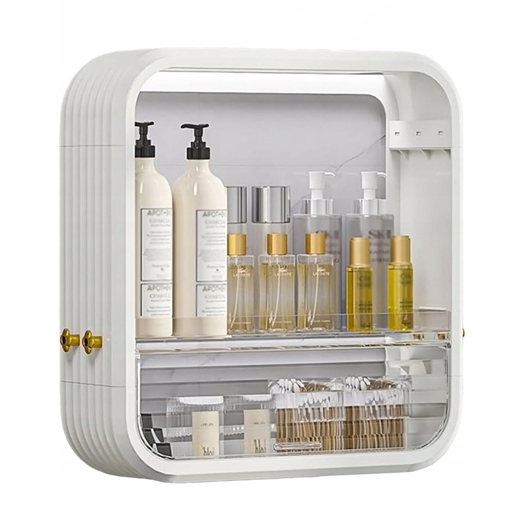 Шкаф-органайзер для косметических кистей Настенный подвесной белый F24 S Korbi
Шкаф-органайзер для косметических кистей Настенный подвесной белый F24 S Korbi