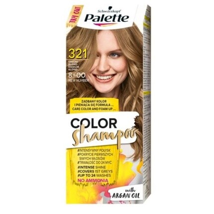 Palette Color Shampoo Шампунь-окрашиватель для волос, рассчитанный на 24 мытья 321
Palette Color Shampoo Шампунь-окрашиватель для волос, рассчитанный на 24 мытья 321