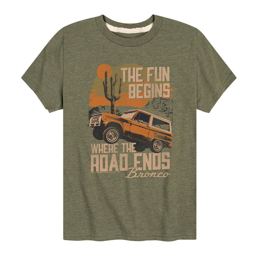 Футболка Ford Bronco Fun с рисунком для мальчиков 8–20 лет Licensed Character, цвет Heather Military Green
Футболка Ford Bronco Fun с рисунком для мальчиков 8–20 лет Licensed Character, цвет Heather Military Green