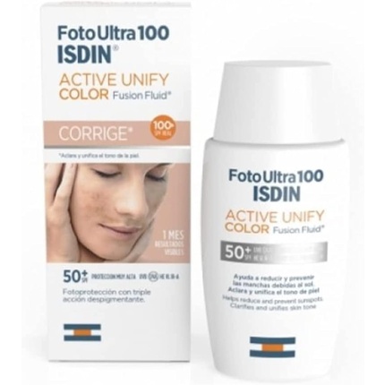FotoUltra 100 Active Unify Color Fusion Fluid SPF50+ 50 мл ISDIN
FotoUltra 100 Active Unify Color Fusion Fluid SPF50+ 50 мл ISDIN
