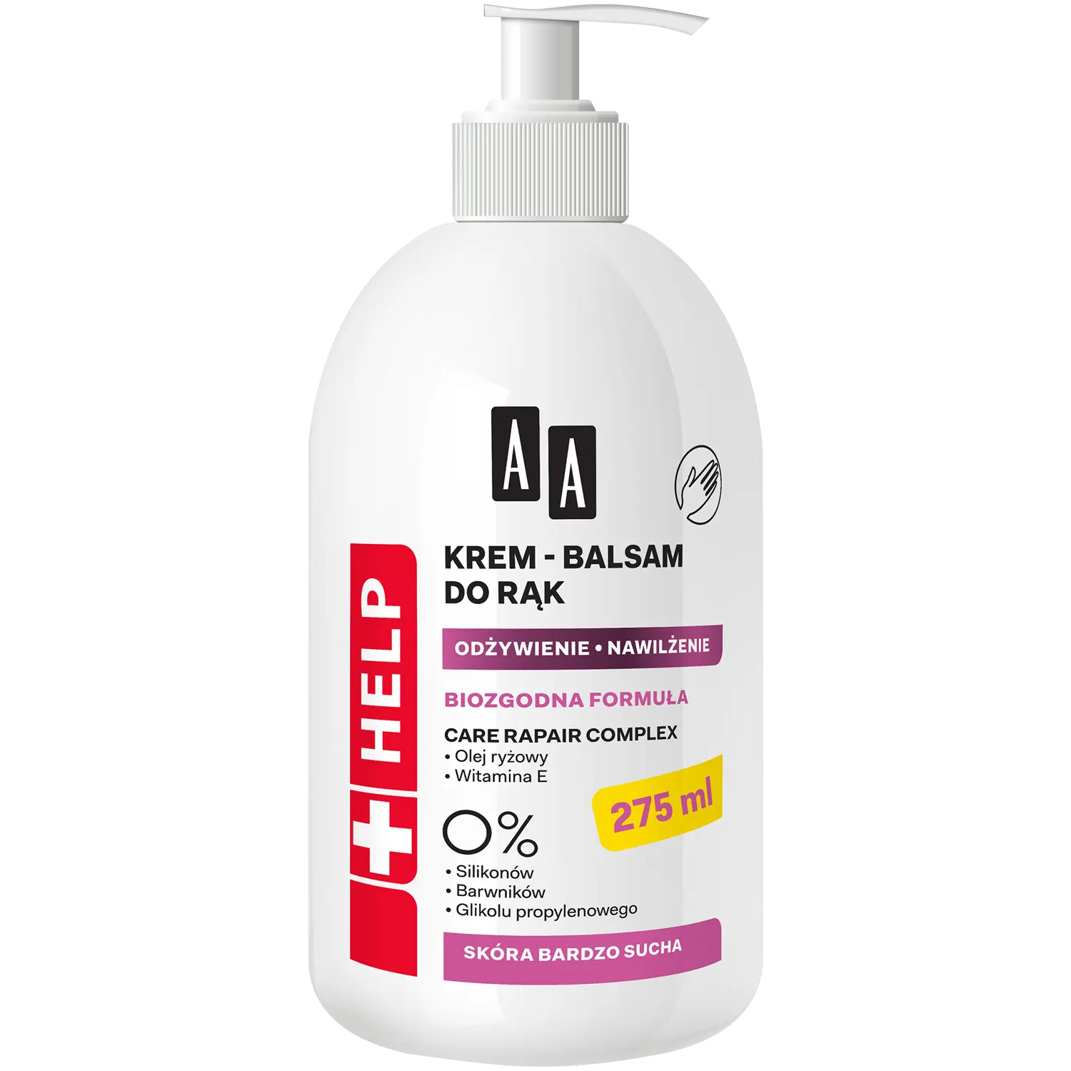 AA Help крем-бальзам для рук, 275 мл
AA Help крем-бальзам для рук, 275 мл