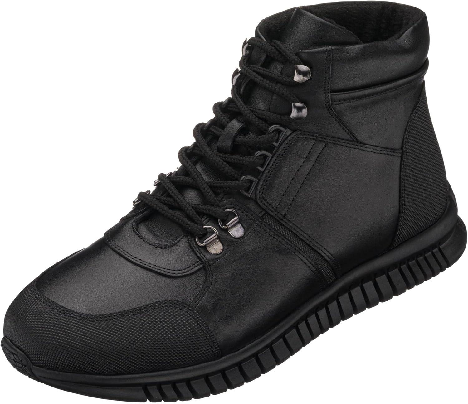 Мужские высокие кеды DALGALA большого размера из черной телячьей кожи ручной работы
Мужские высокие кеды DALGALA большого размера из черной телячьей кожи ручной работы