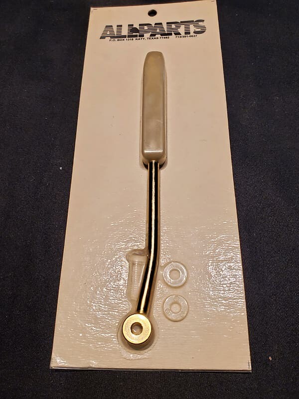 (# B8) NOS AllParts Vibrato Whammy Рукоятка стержня, золото / перламутр, отсутствует установочный винт Tremolo Handle
(# B8) NOS AllParts Vibrato Whammy Рукоятка стержня, золото / перламутр, отсутствует установочный винт Tremolo Handle