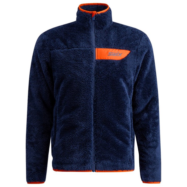 Флисовая кофта с бесконечным ворсом, на молнии, темно-синего цвета - s Swix
Флисовая кофта с бесконечным ворсом, на молнии, темно-синего цвета - s Swix